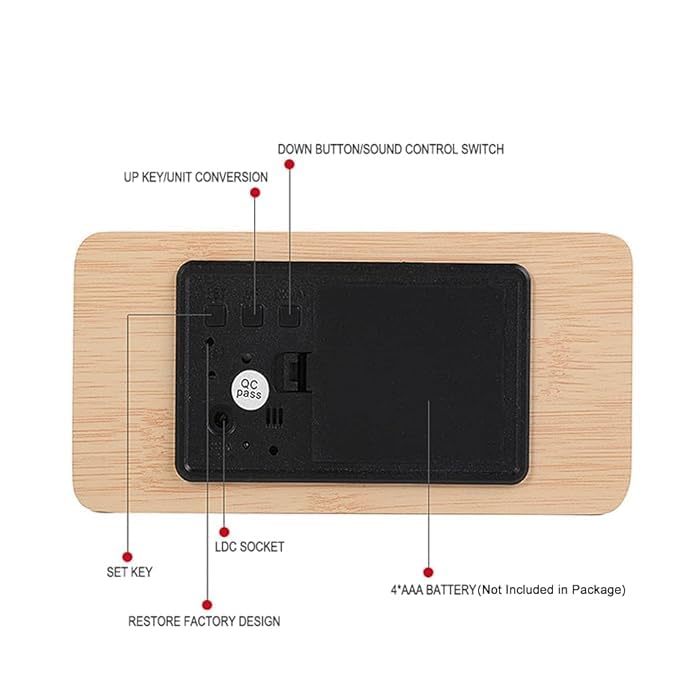 Digital Desk Alarm Clock