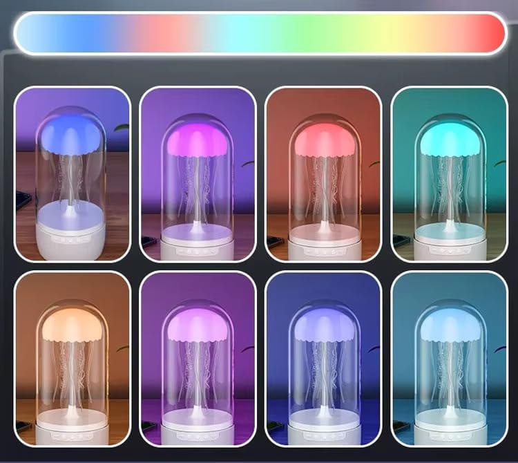 Bluetooth Speaker,Stereo Jelly Fish Light