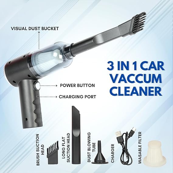 3 in 1 Portable Vacuum Cleaner