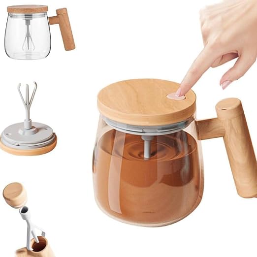 Electric Self Stirring Mug with Lid