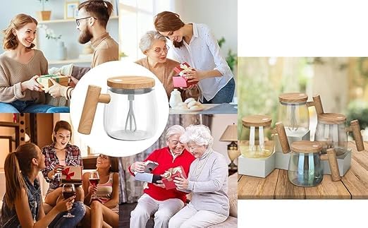 Electric Self Stirring Mug with Lid