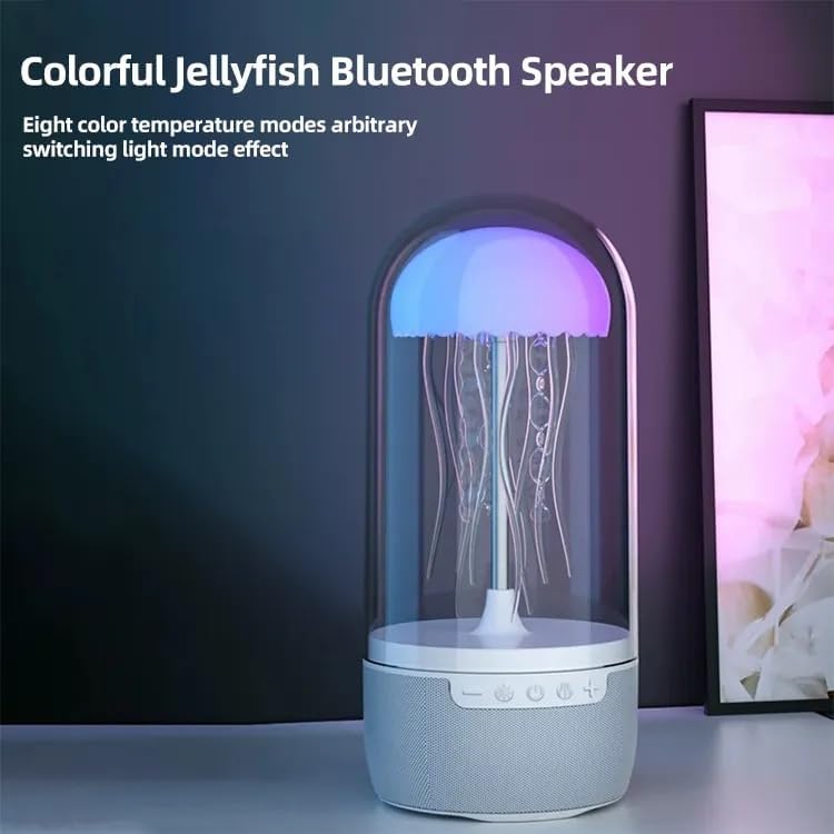 Bluetooth Speaker,Stereo Jelly Fish Light