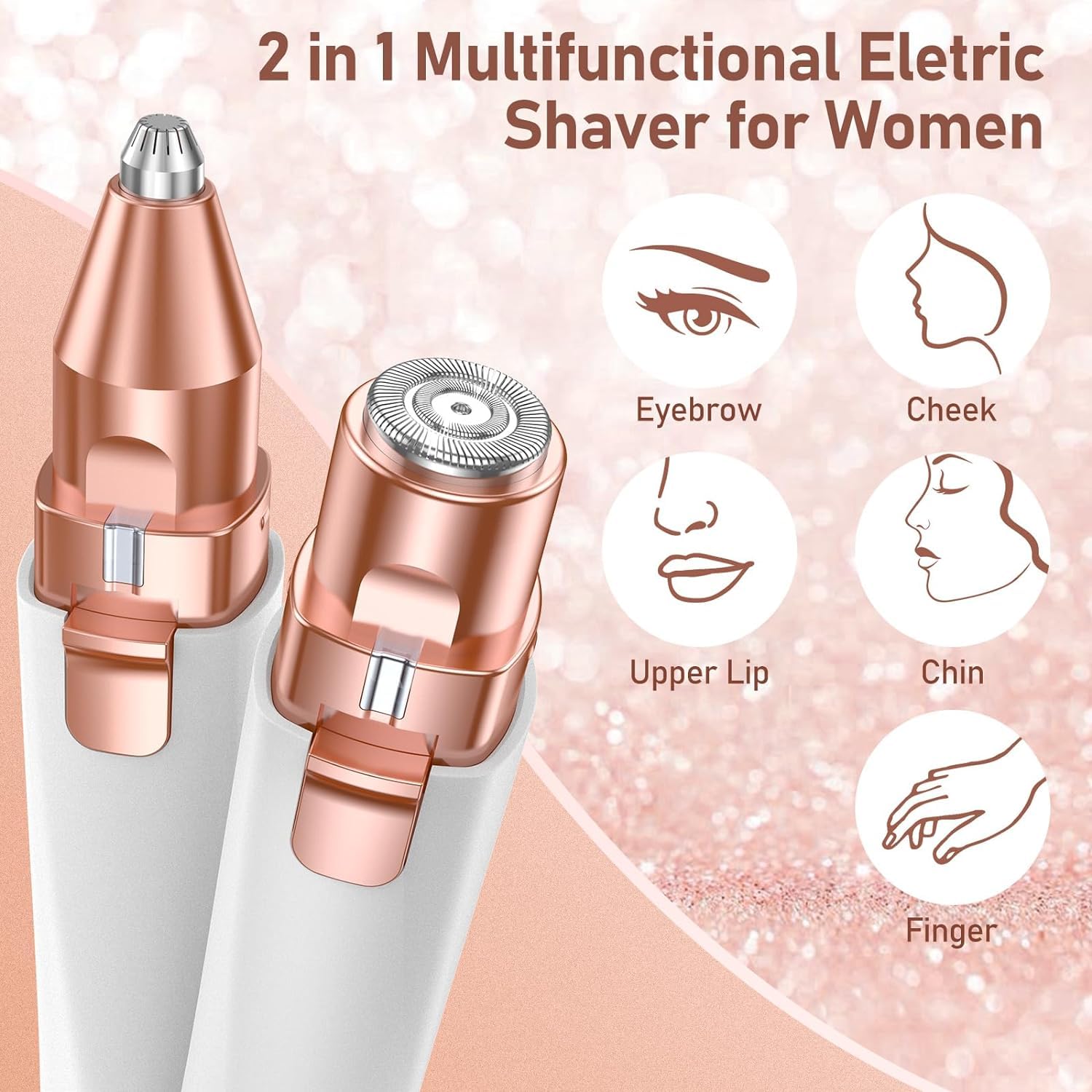 Hair removal trimmer for women
