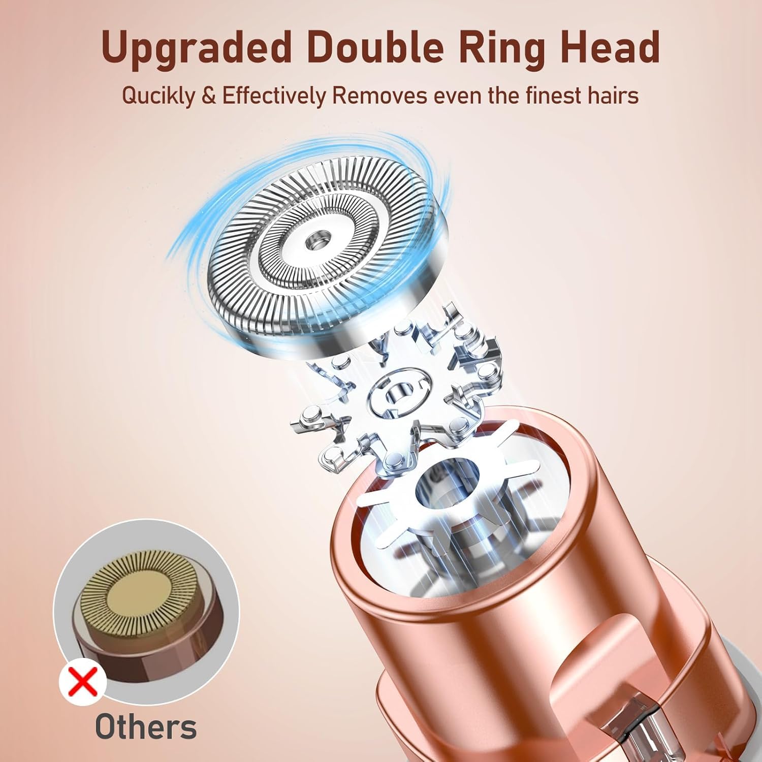 Hair removal trimmer for women