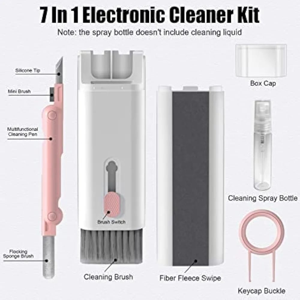 7 in 1 Electronic Cleaner kit, Cleaning Kit for Monitor Keyboard Airpods
