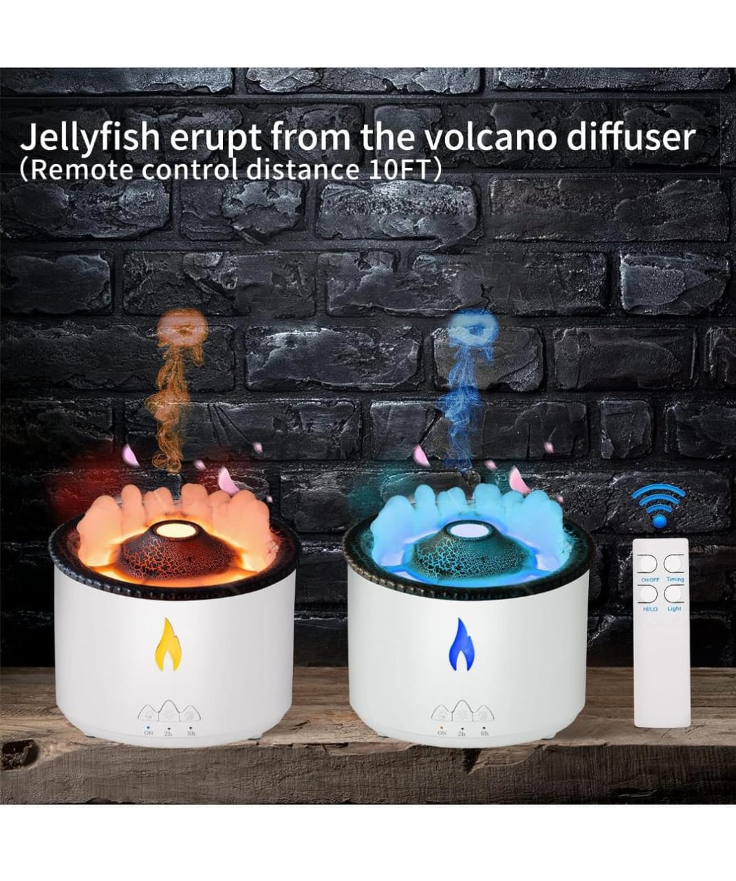 Humidifier for Home, Flame Diffuser